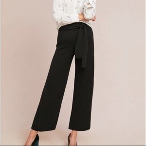 Anthropologie Tie-Front Sweater Pants by Moth